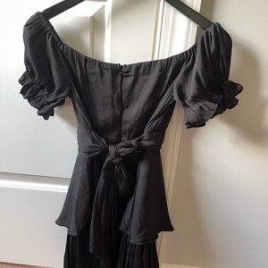 Vici Black off the shoulder dress